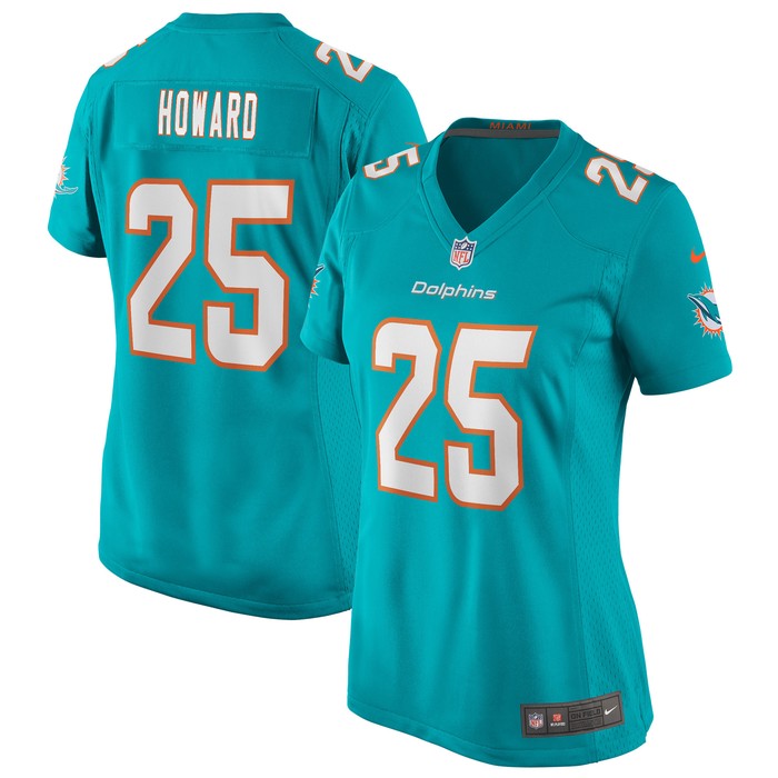 Xavien Howard Miami Dolphins Womens Game Jersey - Aqua Nfl