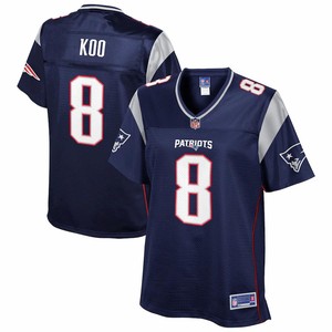 Younghoe Koo New England Patriots Nfl Pro Line Womens Player Jersey - Navy - Cocomos