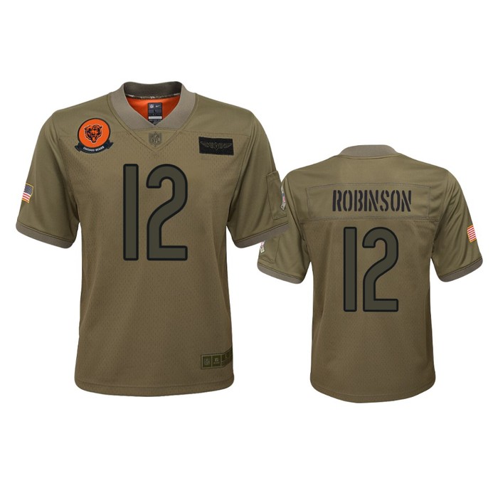 Youth Chicago Bears Allen Robinson Camo 2019 Salute To Service Game Jersey