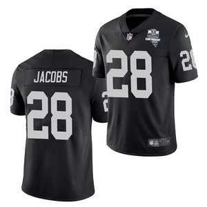 Youth Oakland Raiders #28 Josh Jacobs Black 2020 Inaugural Season Vapor Untouchable Limited Stitched Nfl Jersey