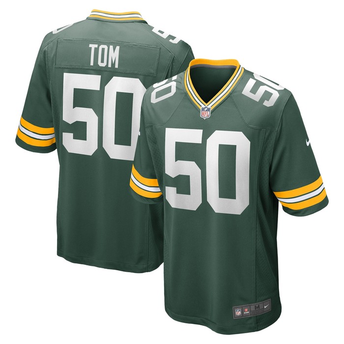 Zach Tom Green Bay Packers Game Player Jersey - Green Nfl