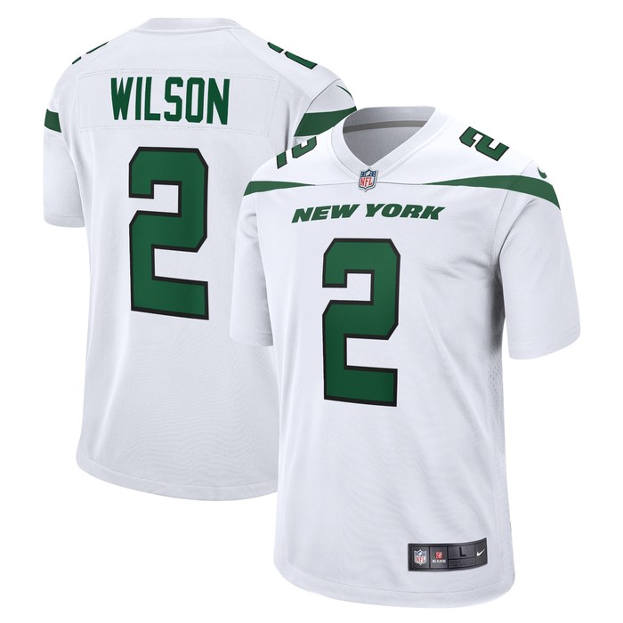 Zach Wilson New York Jets White Game Jersey - White Nfl