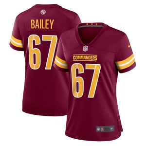 Zack Bailey Washington Commanders Womens Game Jersey - Burgundy Nfl