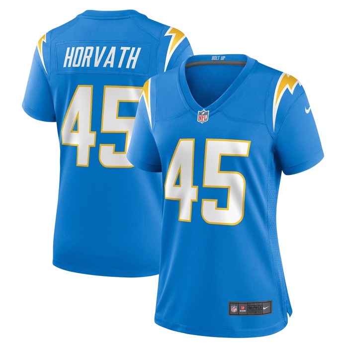 Zander Horvath Los Angeles Chargers Womens Game Jersey - Powder Blue Nfl