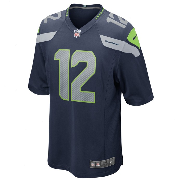 12s Seattle Seahawks Nike Game Jersey - College Navy