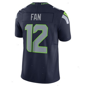 12th Fan Seattle Seahawks Nike Vapor F.U.S.E. Limited Jersey - Navy