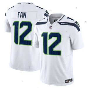 12th Fan Seattle Seahawks Nike Vapor F.U.S.E. Limited Jersey - White