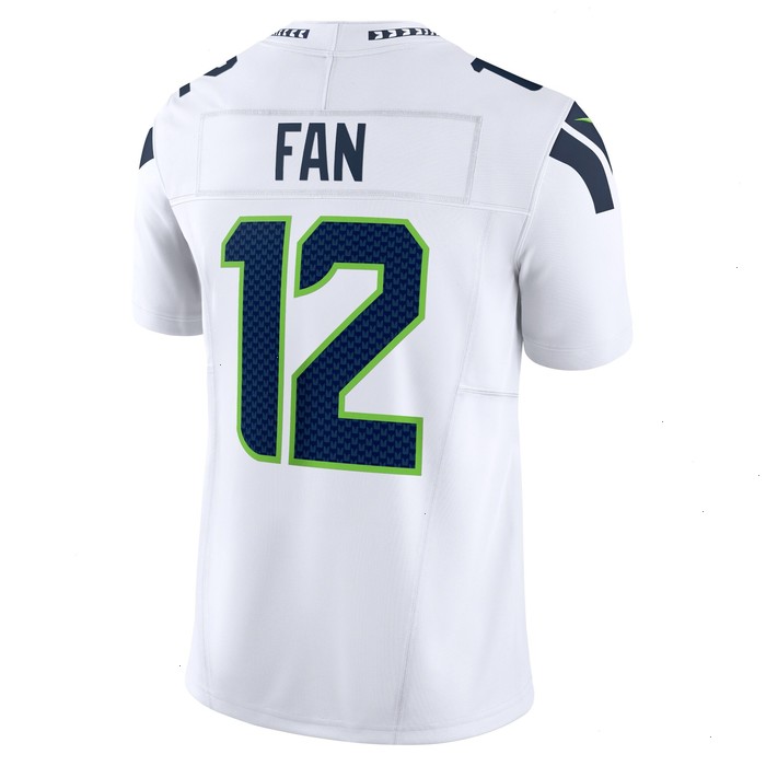 12th Fan Seattle Seahawks Nike Vapor F.U.S.E. Limited Jersey - White