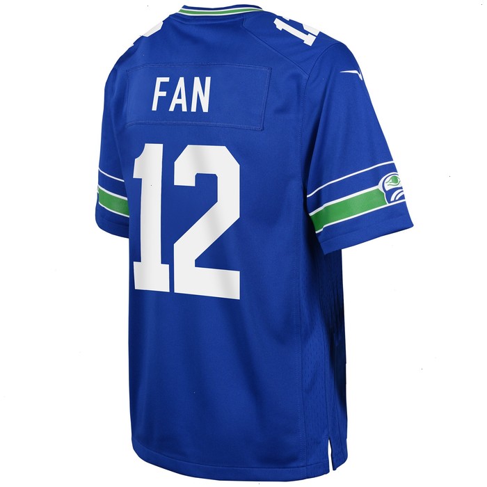 12th Fan Seattle Seahawks Nike Youth Game Jersey - Royal