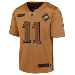 A.J. Brown Philadelphia Eagles Nike Youth 2023 Salute To Service Limited Jersey - Brown