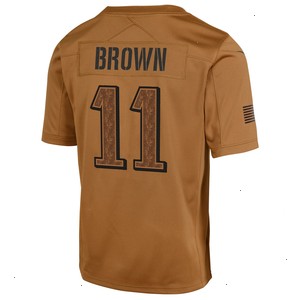 A.J. Brown Philadelphia Eagles Nike Youth 2023 Salute To Service Limited Jersey - Brown