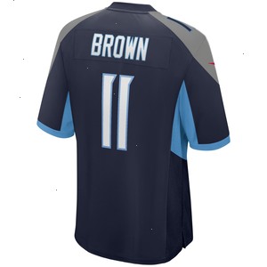 AJ Brown Tennessee Titans Nike Game Jersey - Navy