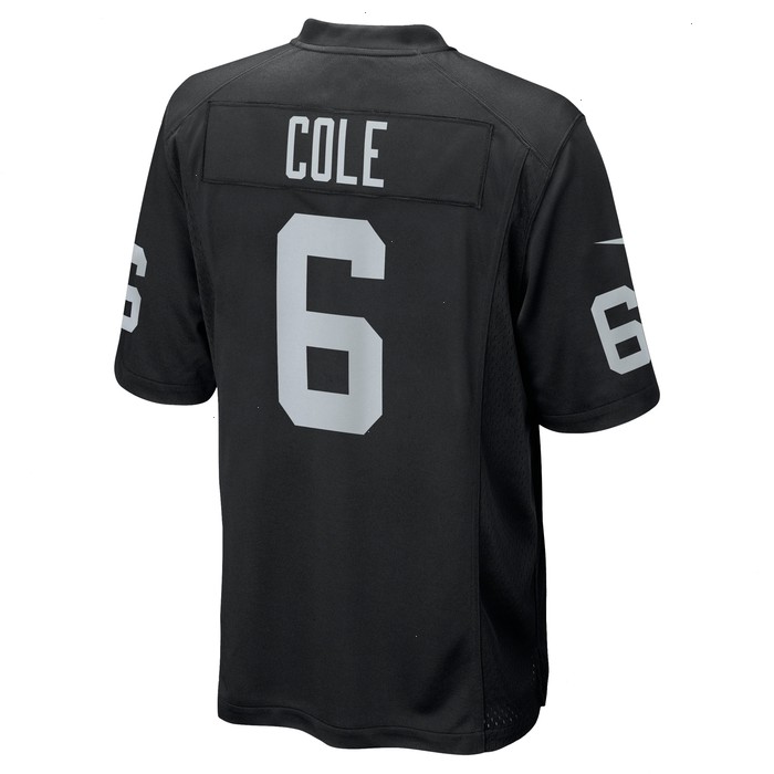 AJ Cole Las Vegas Raiders Nike Game Jersey - Black