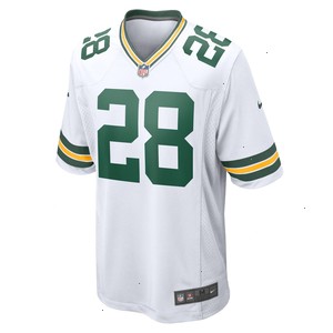 AJ Dillon Green Bay Packers Nike Game Player Jersey - White