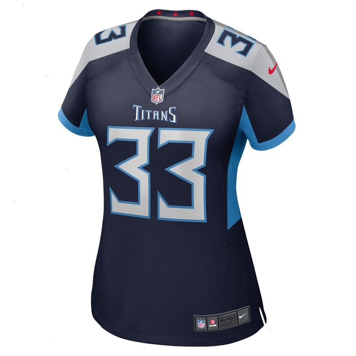 A.J. Moore Jr. Tennessee Titans Nike Women's Player Game Jersey - Navy