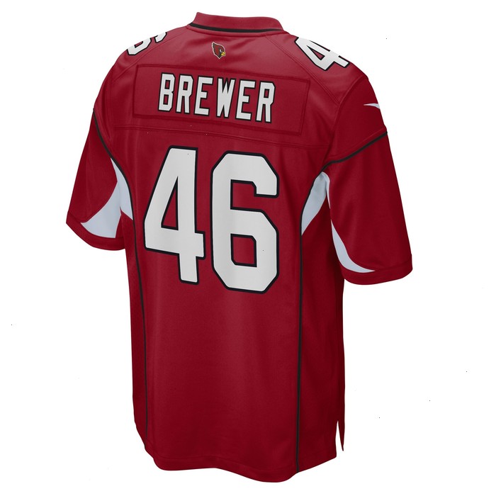 Aaron Brewer Arizona Cardinals Nike Game Jersey - Cardinal