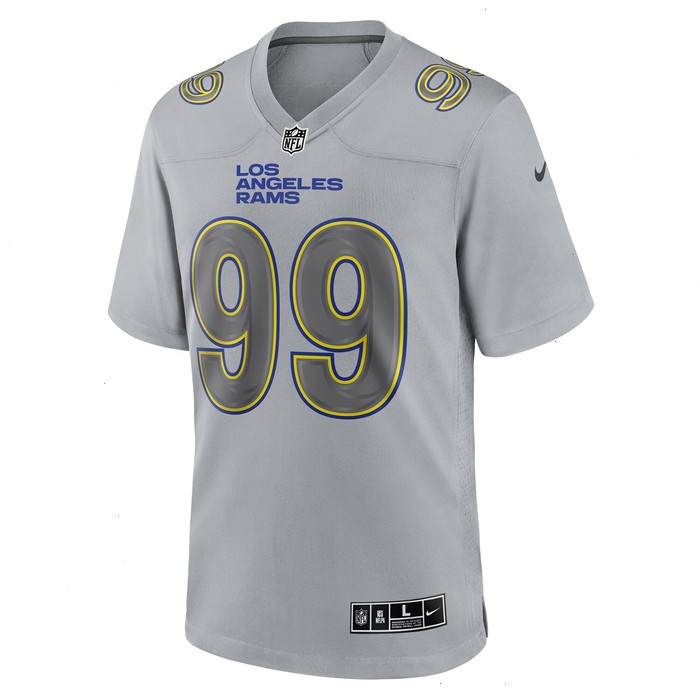 Aaron Donald Los Angeles Rams Nike Atmosphere Fashion Game Jersey - Gray