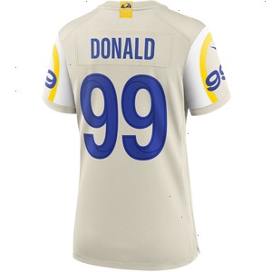 Aaron Donald Los Angeles Rams Nike Women's Player Game Jersey - Bone