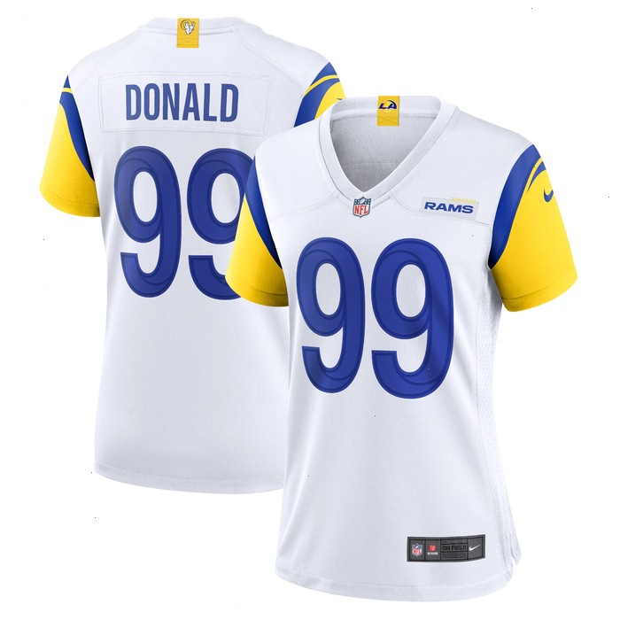 Aaron Donald Los Angeles Rams Nike Women's Player Jersey - White