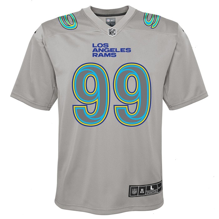 Aaron Donald Los Angeles Rams Nike Youth Atmosphere Game Jersey - Gray