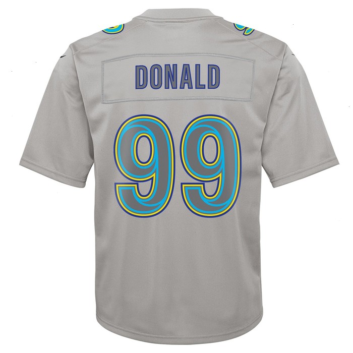 Aaron Donald Los Angeles Rams Nike Youth Atmosphere Game Jersey - Gray