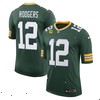 Aaron Rodgers Green Bay Packers Nike Captain Vapor Limited Jersey - Green