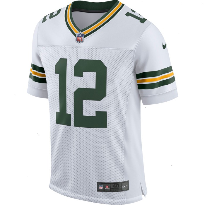 Aaron Rodgers Green Bay Packers Nike Classic Elite Player Jersey - White