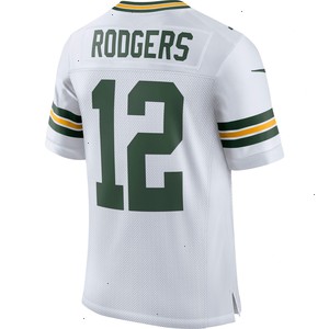 Aaron Rodgers Green Bay Packers Nike Classic Elite Player Jersey - White