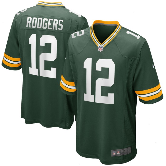 Aaron Rodgers Green Bay Packers Nike Game Player Jersey - Green