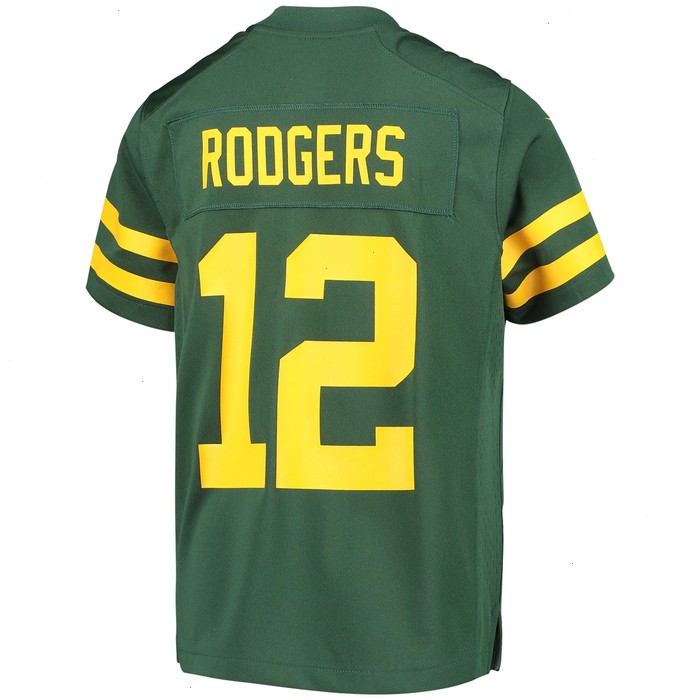 Aaron Rodgers Green Bay Packers Nike Youth Game Jersey - Green