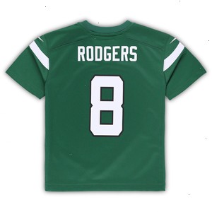 Aaron Rodgers New York Jets Nike Preschool Game Jersey - Gotham Green