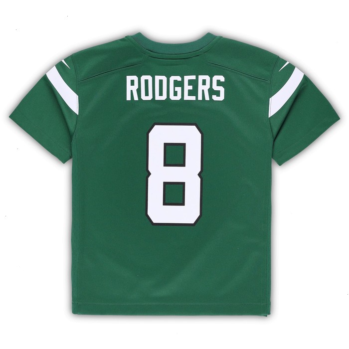 Aaron Rodgers New York Jets Nike Toddler Game Jersey - Gotham Green