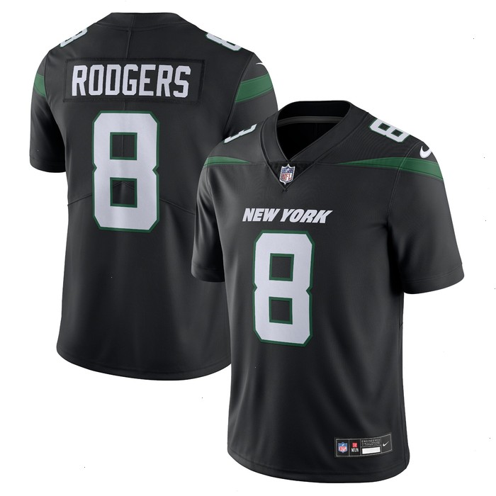 Aaron Rodgers New York Jets Nike  Vapor Untouchable Limited Jersey - Black