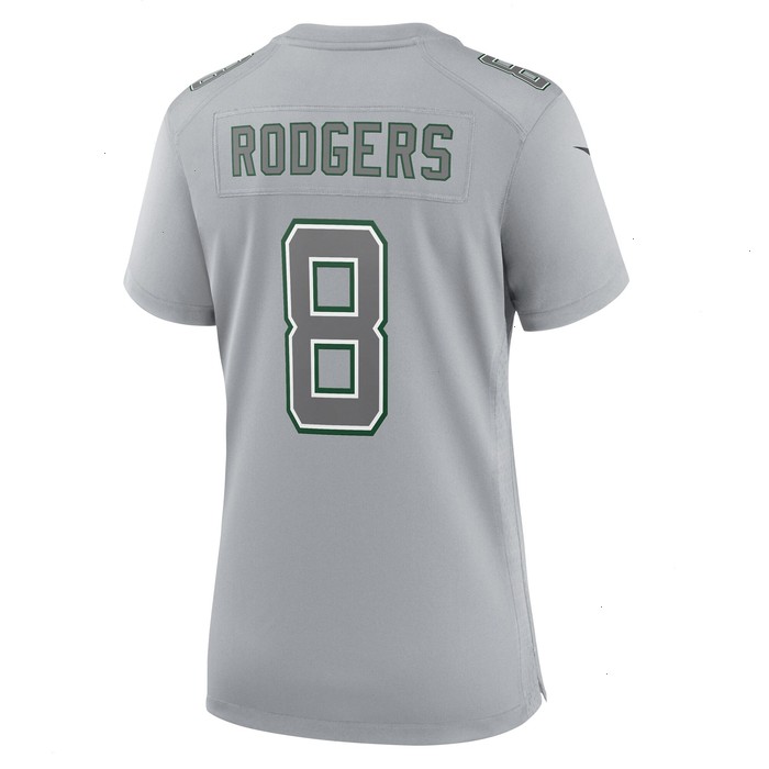 Aaron Rodgers New York Jets Nike Women's Atmosphere Fashion Game Jersey - Heather Gray