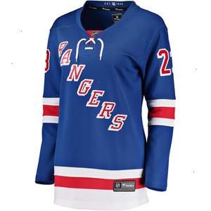 Adam Fox New York Rangers Fanatics Branded Women's 2017/18 Home Breakaway Jersey - Blue