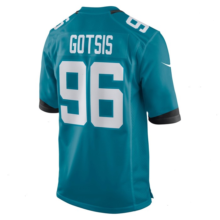 Adam Gotsis Jacksonville Jaguars Nike Game Jersey - Teal