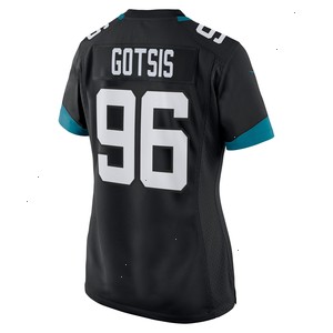 Adam Gotsis Jacksonville Jaguars Nike Women's Game Jersey - Black