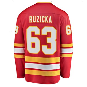 Adam Ruzicka Calgary Flames Fanatics Branded Home Breakaway Player Jersey - Red