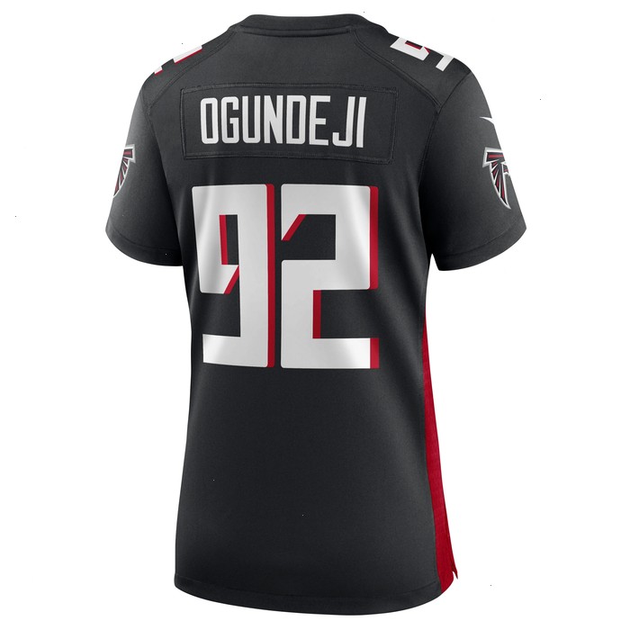 Adetokunbo Ogundeji Atlanta Falcons Nike Women's Game Jersey - Black