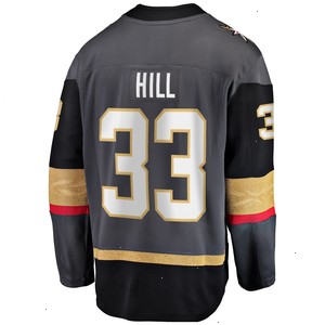 Adin Hill Vegas Golden Knights Fanatics Branded Alternate Breakaway Jersey - Gray