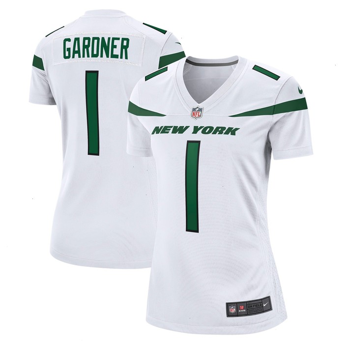 Ahmad Sauce Gardner New York Jets Nike Women's Player Jersey - White V1