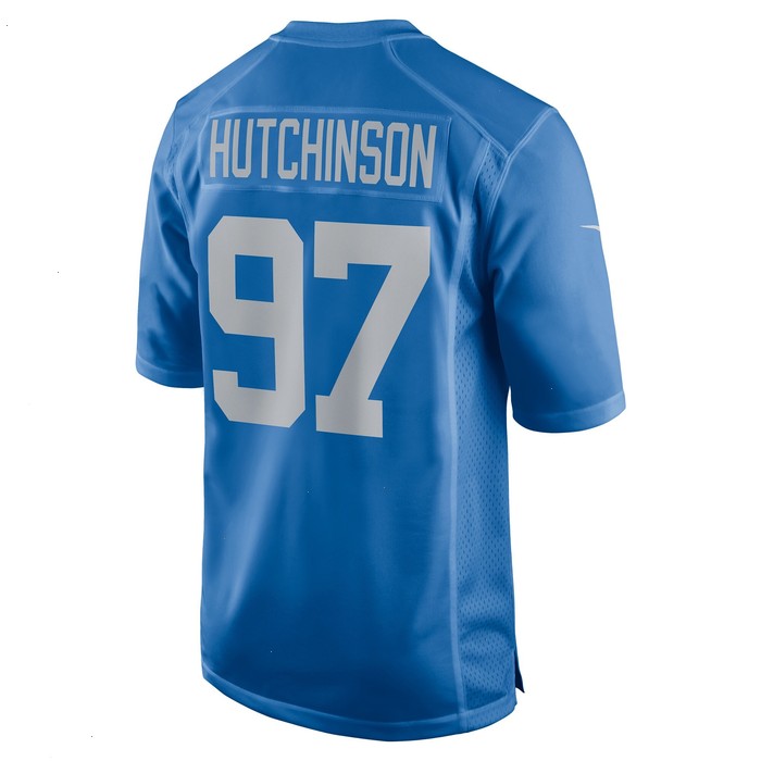 Aidan Hutchinson Detroit Lions Nike Player Game Jersey - Blue