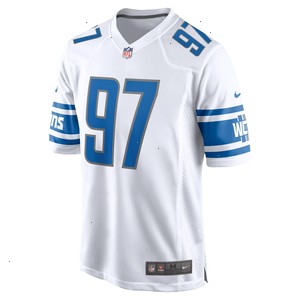 Aidan Hutchinson Detroit Lions Nike Player Game Jersey - White