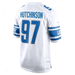 Aidan Hutchinson Detroit Lions Nike Player Game Jersey - White