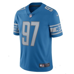 Aidan Hutchinson Detroit Lions Nike Team Vapor Limited Jersey - Blue