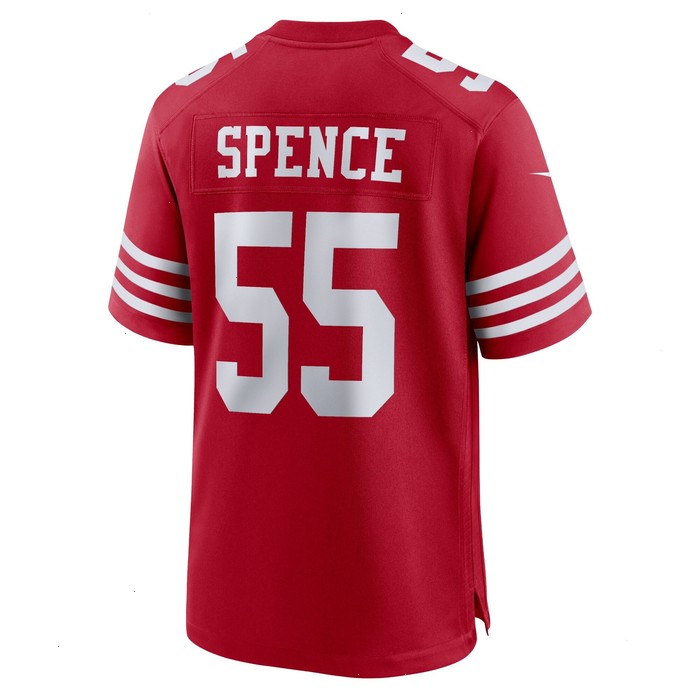 Akeem Spence San Francisco 49ers Nike Home Game Player Jersey - Scarlet