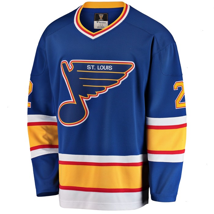 Al Macinnis St. Louis Blues Fanatics Branded Premier Breakaway Retired Player Jersey - Blue