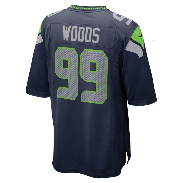 Al Woods Seattle Seahawks Nike Game Player Jersey - College Navy