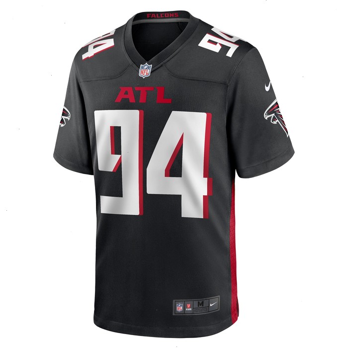 Albert Huggins Atlanta Falcons Nike Team Game Jersey - Black