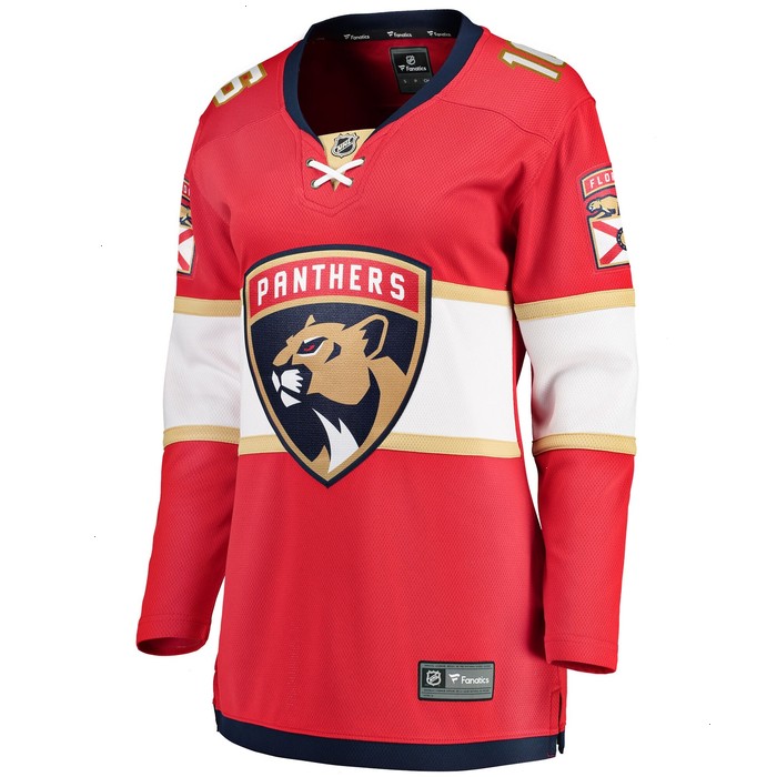 Aleksander Barkov Florida Panthers Fanatics Branded Women's Home Breakaway Player Jersey - Red